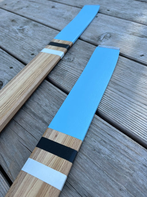 The Loon—Painted Wood Skis