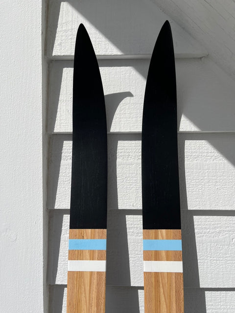 The Loon—Painted Wood Skis
