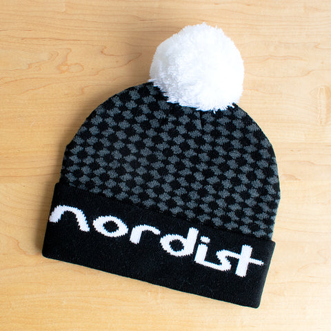 nordist rolled pom hat—Gray