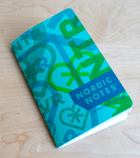 Nordic Notes—"Winter Lover" Ski Waxing Memo Book