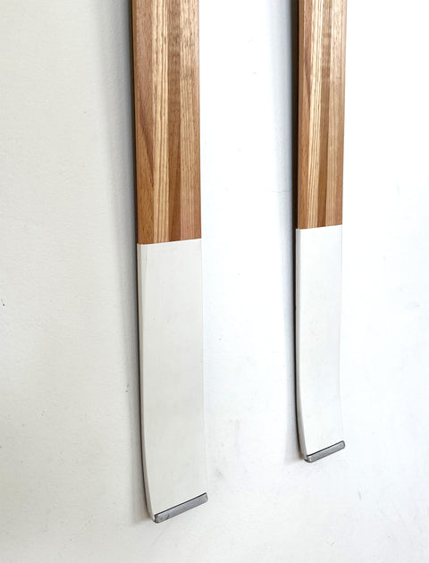 Upcycled Vintage Wood Skis—Lac La Croix