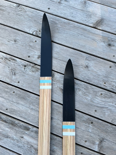 The Loon—Painted Wood Skis
