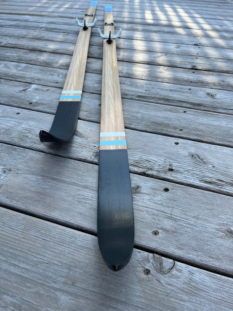 The Loon—Painted Wood Skis