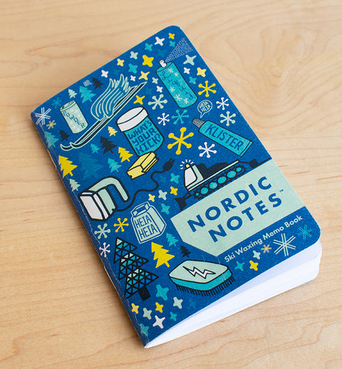 Nordic Notes—"What's Your Kick?" Ski Waxing Memo Book