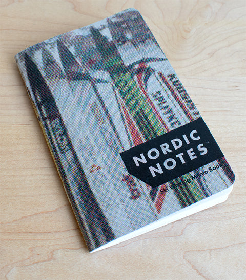 Nordic Notes—"Vintage Skis" Ski Waxing Memo Book