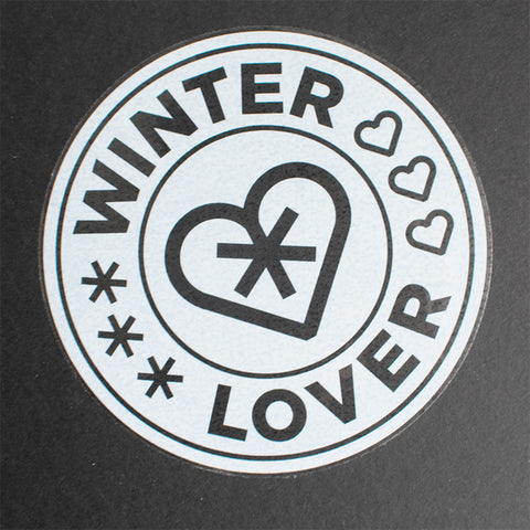 Winter Lover Window Sticker